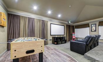Community Movie and Game Room at Arcadia Townhomes, Federal Way